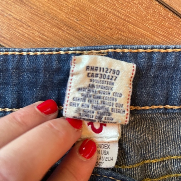 True Religion Joey Flare Jeans Women’s Size 28 Made in USA - Picture 11 of 16